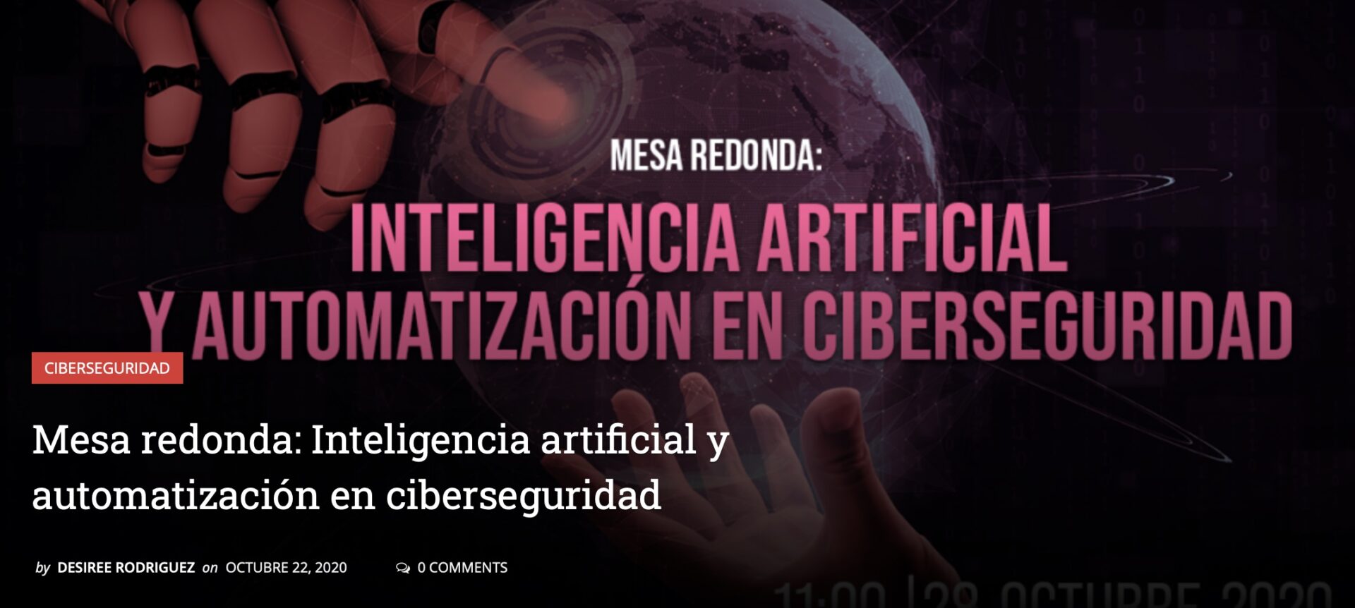 Inteligencia Artificial y Ciberseguridad